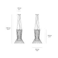 Foscarini Allegretto Vivace led suspension lamp