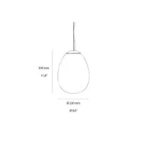 Artemide Stellar Nebula Lampada LED da Sospensione in Vetro By