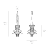 Foscarini Allegro Ritmico lampada led a sospensione