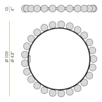 Panzeri Muranè R suspension lamp Panzeri Muranè R suspension lamp