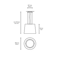 Vibia Wind 4077 outdoor suspension lamp