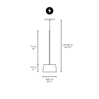Vibia Tube Free 6165 lampada a sospensione