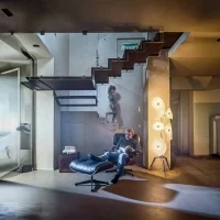 Foscarini Orbital lampada led da terra