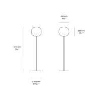 Foscarini Gem lampada led da terra