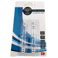 kit 2 x Lineare R7S 78mm 120W Lampadina Alogena