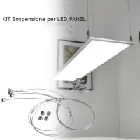 Lampo Kit Suspension Mounting For LED Panel 6 Cables 150cm