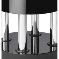 Memphis Hyatt black coffee table Ettore Sottsass 1984