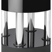 Memphis Hyatt black tavolino Ettore Sottsass 1984