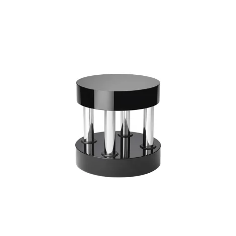 Memphis Hyatt black coffee table Ettore Sottsass 1984