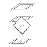 Lampo KIT 6 Metal Springs for LED Panel Recessed Mounting In