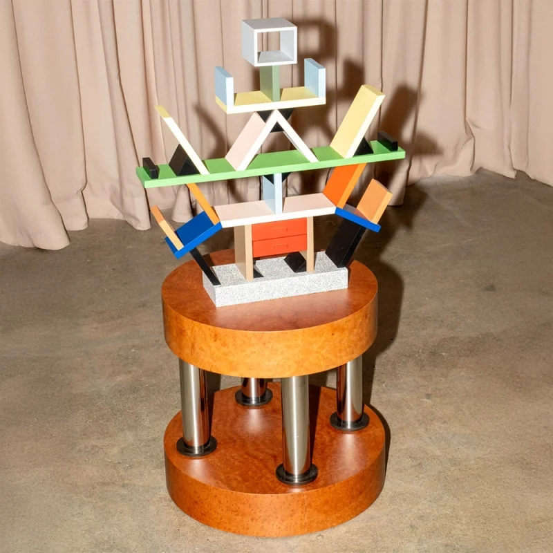 6*8様 最終sale Ettore Sottsass 80sソットサス マンダ Memphis Hyatt coffee table Ettore Sottsass 1984 | Diffusione Luce