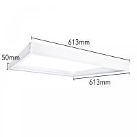 Lampo KIT White Frame For 600x600mm Panel LED Ceiling / Wall