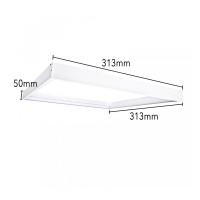 Lampo KIT Cornice Bianca Per Pannello 300x300mm LED Montaggio A