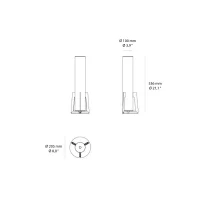 Artemide Base per lampada da tavolo Criosfera