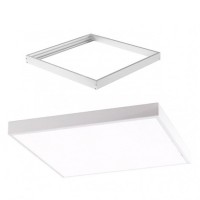 Lampo KIT Cornice Bianca Per Pannello 300x300mm LED Montaggio A