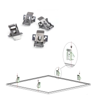 Lampo KIT 6 molle In metallo Per Pannello LED Montaggio A