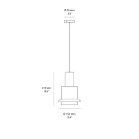 DCW Chaumont suspension lamp