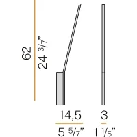 Panzeri Ypsilon wall lamp