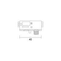 Ivela Adattatore A Jack 12V-5A Con Innesto Rapido Per Binario A