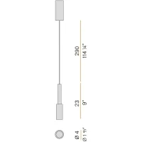 Panzeri Tubino suspension lamp