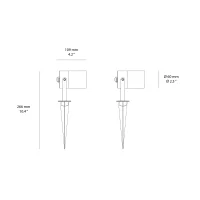 Bot Lighting Spiky1 stake garden