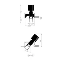 Oty Light POP P04 Ø8 LED 13,4W Trimless Faretto Tondo
