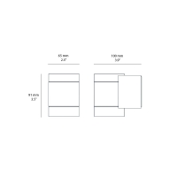 Astro Lighting Dartmouth Single Led lampada da parete