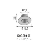 Oty Light POP P04 Ø8 Cassaforma Per Cartongesso Per Interni