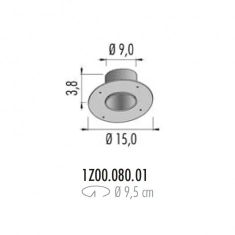 Oty Light POP P04 Ø8 Cassaforma Per Cartongesso Per Interni