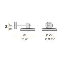 Panzeri Venexia outdoor wall lamp