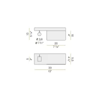 Panzeri Jay wall lamp