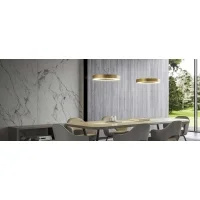 Panzeri Silver Ring lampada a sospensione