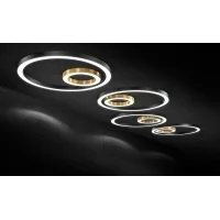 Panzeri Silver Ring lampada a sospensione