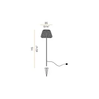 Panzeri Ralph floor lamp with spike