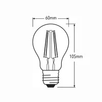 Ideal Lux Bulb Classic E27 LED 4W A60 Lamp 470lm 3000K warm