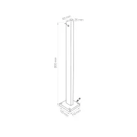 Lampo Wally Garden bollard per esterno