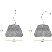 Panzeri Ralph outdoor suspension lamp Panzeri Ralph outdoor suspension lamp