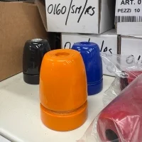 Portalampada E27 Ceramica Porcellana
