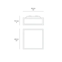 Astro Lighting Mashiko Square Ceiling lamp