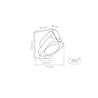 Lampo Wally Garden bollard for outdoor