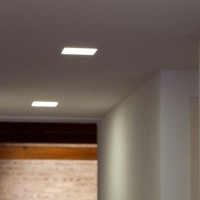 ISYLUCE Faretto Quadrato in Gesso Da incasso A Scomparsa