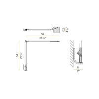 Panzeri Jackie Braccio wall lamp