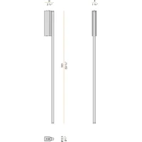 Panzeri Hilow Line lampada da parete
