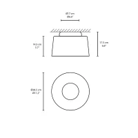 Vibia Tube Free 6100 lampada da soffitto