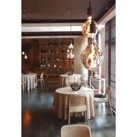 LED Curved Vintage Lamp Globe D.140 BUMPED E27 5W 2000K 150lm