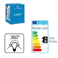 Lampadina LED Curved Vintage Globo D.140 BUMPED E27 5W 2000K