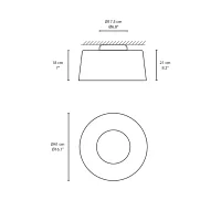 Vibia Tube Free 6105 lampada da soffitto