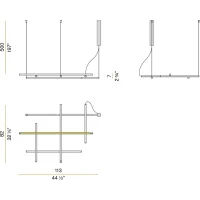 Panzeri Hilow suspension lamp