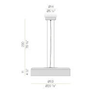 Panzeri Ginevra suspension lamp