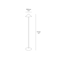 Zafferano Pina XXL battery floor lamp